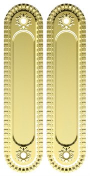 Ручка Armadillo (Армадилло) для раздвижных дверей SH.CL152.010 (SH010/CL) GOLD-24 золото 24К - фото 82809