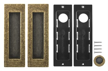 Ручка Armadillo (Армадилло) для раздвижных дверей SH.URB153.010 (SH010 URB) OB-13 античная бронза - фото 82834