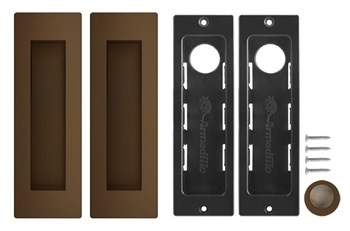 Ручка Armadillo (Армадилло) для раздвижных дверей SH.URB153.010 (SH010 URB) BB-17 коричневая бронза - фото 82839