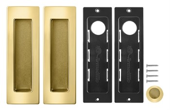 Ручка Armadillo (Армадилло) для раздвижных дверей SH.URB153.010 (SH010 URB) GOLD-24 золото 24К - фото 82844