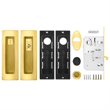 Набор Armadillo (Армадилло) для раздвижных дверей SH011 URB GOLD-24 Золото 24К - фото 82874