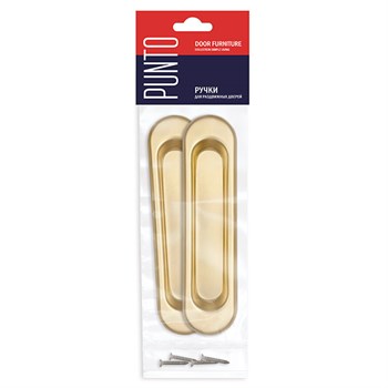 Ручка Punto (Пунто) для раздвижных дверей SH.SL152.010 (Soft LINE SL-010) SG матовое золото - фото 82910