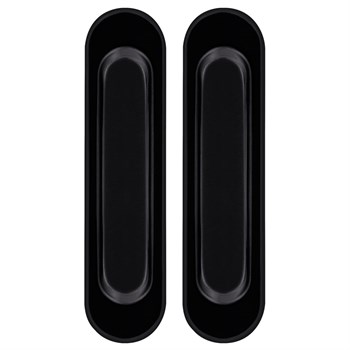 Защелка Punto (Пунто) с ручками для раздвижных дверей SH.SL152.KIT011-BK (Soft LINE SL-011) BL-24 черный - фото 82927