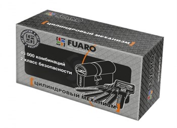Цилиндровый Fuaro (Фуаро) механизм R600/80 mm (30+10+40) CP хром 5 кл. - фото 83369