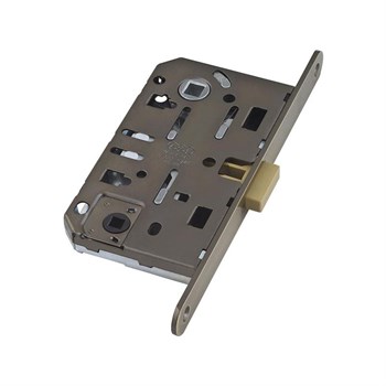 B06102.50.12.567 AGB (АГБ) Защелка врезная WC (ант. бр.) с отв. пл. B02402.05.12 MEDIANA POLARIS - фото 84322