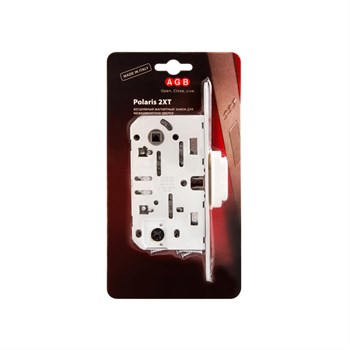 B06102.50.FM.567 AGB (АГБ) Защелка врезная WC (белый) с отв. пл. B02402.05.91 MEDIANA POLARIS - фото 84509