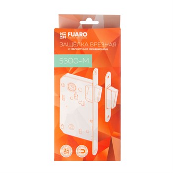 Защелка Fuaro (Фуаро) врезная MAGN5300-M-WС (5300-M-WC) BL черный - фото 84600