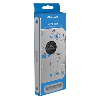 Магнитная Armadillo (Армадилло) защелка WC с ответной планкой GRAVITY G01.196.50.96 BL черный - фото 84735