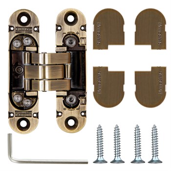 Петля Armadillo (Армадилло) скрытой установки U3D4000 AB (9540UN3D) бронза - фото 85511