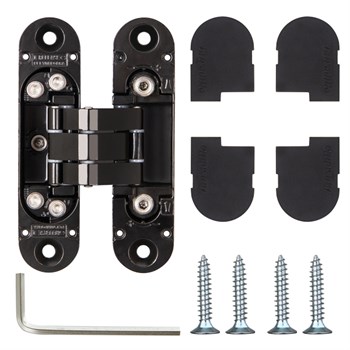 Петля Armadillo (Армадилло) скрытой установки U3D4000 BL (9540UN3D) черный - фото 85515