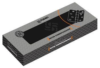 Петля Fuaro (Фуаро) универсальная IN4400U-R10 SN (4BB-R10 100x75x2,5) мат. никель - фото 85867