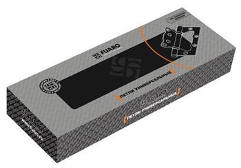 Петля Fuaro (Фуаро) универсальная без врезки IN4500W-BL CF (500-2BB/BL 100x2,5) кофе БЛИСТЕР - фото 86025