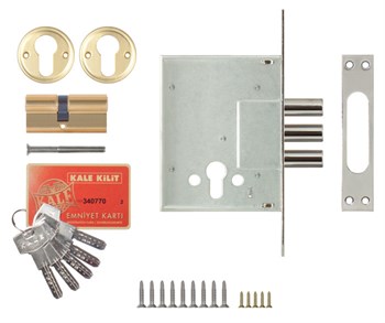 Замок Kale kilit (Кале килит) врезной цилиндровый 257, 5 кл. - фото 86178