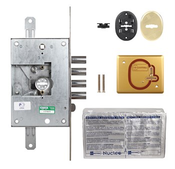 Замок Mottura (Моттура) врезной сувальдный с защёлкой 52.K771-S (левый), без накл. - фото 86287