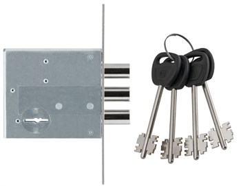 Замок Guardian (Гардиан) врезной сувальдный ЗВ 50.01, 4 кл. /123:157/ - фото 86466