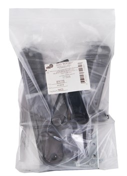 Замок Sam (Сам) врезной сувальдный с защёлкой в комплекте с ручкой ЗВ9-6/13 (черный глянец), 3 кл. /77305/ - фото 86522