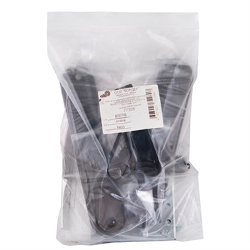 Замок Sam (Сам) врезной сувальдный с защёлкой в комплекте с ручкой ЗВ9-6/13 (черный глянец), 3 кл. /77305/ - фото 86523