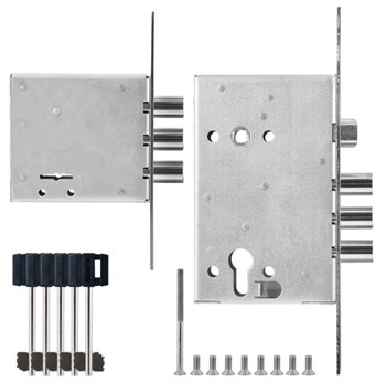 Комплект Border (Бордер) врезных замков BORDER Grand 2 (ЗВ8-8Г/15, ЗВ4-3/85Г), 5 кл. /87310+79048/ - фото 86640