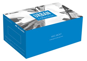 Ручка Armadillo (Армадилло) поворотная BK6.R.URB52 (WC-BOLT BK6/URB) СР-8 хром - фото 87019