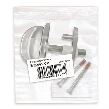 Ручка Fuaro (Фуаро) поворотная BK5x60.R.FIN001 (WC-001-CP) CP хром - фото 87118