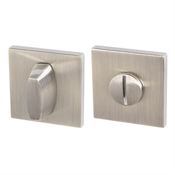 Ручка Armadillo (Армадилло) поворотная BK6.K.USS52 (WC-BOLT BK6 USS) SN-3 матовый никель - фото 87136