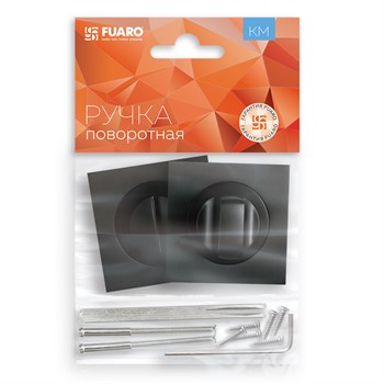 Ручка Fuaro (Фуаро) поворотная BK6.K.KM52 (BK6 KM) BL-24 черный - фото 87308
