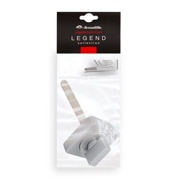 Ручка Armadillo (Армадилло) поворотная BKW8.K.SQ52 (BKW8/SQ) CP-8 хром - фото 87319