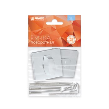 Ручка Fuaro (Фуаро) поворотная BK6.K.SL52 (BK6 SL) SSC-16 сатинированный хром - фото 87387