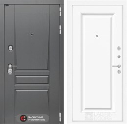 Входная дверь Платинум 27 - Эмаль RAL 9003