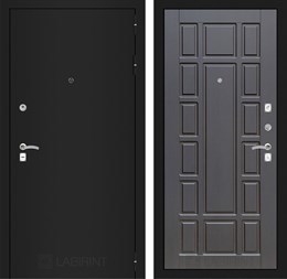 Входная дверь CLASSIC шагрень черная 12 - Венге