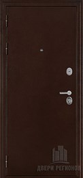 Дверь входная взломостойкая Феникс 3K, цвет медный антик, панель - light 2110 (зеркало) цвет капучино велюр