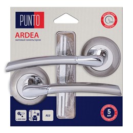 Ручка Punto (Пунто) раздельная LM/A R.TL54.ARDEA/HD SN/CP-3 матовый никель/хром