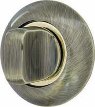 Ручка Armadillo (Армадилло) поворотная BKW8.R.LD54 (BKW8) AB/GP-7 бронза/золото