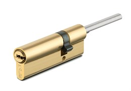 Цилиндровый механизм Kale kilit (Кале килит) под вертушку (дл.шток) 164 SX/76 (40+10+26) mm латунь 5 кл.