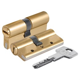 Цилиндровый Kale kilit (Кале килит) механизм 164 DBN-E/70 (30+10+30) mm латунь 5 кл.