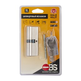 Цилиндровый Kale kilit (Кале килит) механизм 164 OBS SNE/62 (26+10+26) mm никель 5 кл.
