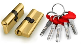 Цилиндровый Fuaro (Фуаро) механизм D-PRO500/70 mm (30+10+30) PB латунь 5 кл.