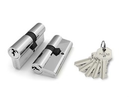 Цилиндровый Fuaro (Фуаро) механизм 100 CA 80 mm (35+10+35) CP хром 3 кл.