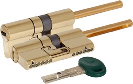 Цилиндровый механизм Mottura (Моттура) под вертушку (дл. шток) C31P513101LC5 (82 мм/46+10+26), ЛАТУНЬ (PVD)