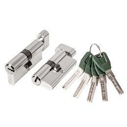 Цилиндровый Punto (Пунто) механизм (A202/100) A2002Knob100(45+10+45) с вертушкой SN никель