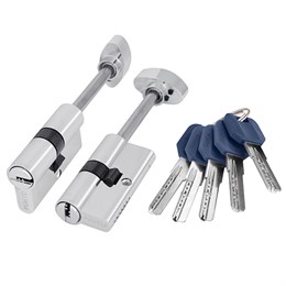 Цилиндровый Punto (Пунто) механизм (Z407/75) Z4007Tang75(40+10+25) со штоком CP хром