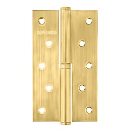 Петля Fuaro (Фуаро) съемная IN5430SR-BL SB правая (413/BL-5 125x75x2,5) мат.золото БЛИСТЕР