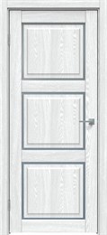 Межкомнатная дверь Дуб патина серый 653 ПО