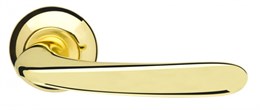 Ручка Armadillo (Армадилло) раздельная R.LD54.Pava (Pava LD42) GP/SG-5 золото/матовое золото TECH (кв. 8х140)