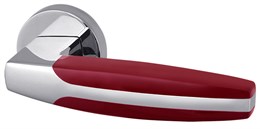 Ручка Armadillo (Армадилло) раздельная ARC URB2 СР/Bordo-15 Хром/бордовый