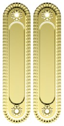 Ручка Armadillo (Армадилло) для раздвижных дверей SH.CL152.010 (SH010/CL) GOLD-24 золото 24К