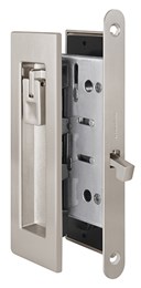 Защелка Armadillo (Армадилло) с ручками для раздвижных дверей SH.URB153.KIT011-BK (SH011 URB) SN-3 матовый никель