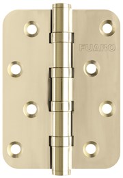 Петля Fuaro (Фуаро) универсальная IN4400U-R10 PB (4BB-R10 100x75x2,5) латунь