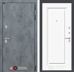 Входная дверь Бетон 27 - Эмаль RAL 9003