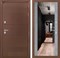 Входная дверь Термо Лайт с Зеркалом Максимум - Бетон светлый - фото 104258